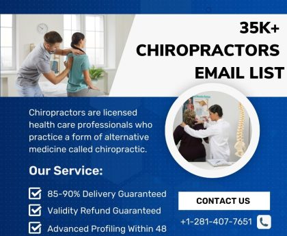 buy chiropractors email list